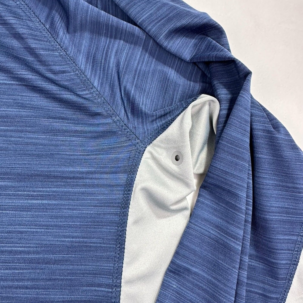 Hang Ten Cycling Jersey Adult XXL Blue Gray Long Sleeve UV pro / UPF 50+ Pockets - Picture 7 of 11